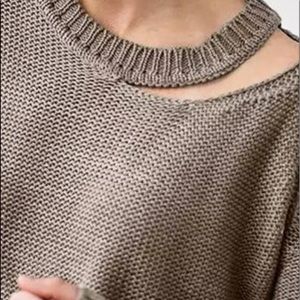 One could shoulder sweater